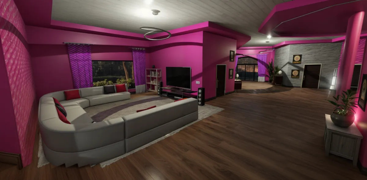 Pink Paradise Mansion | Fivem Ready l MLO | Custom Map