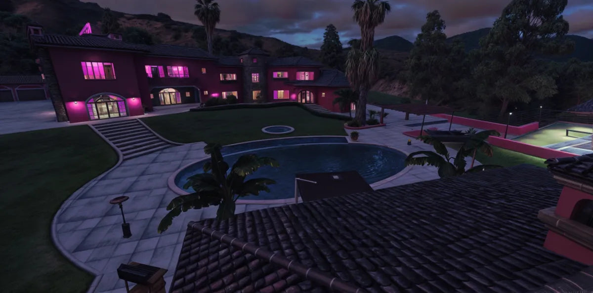 Pink Paradise Mansion | Fivem Ready l MLO | Custom Map