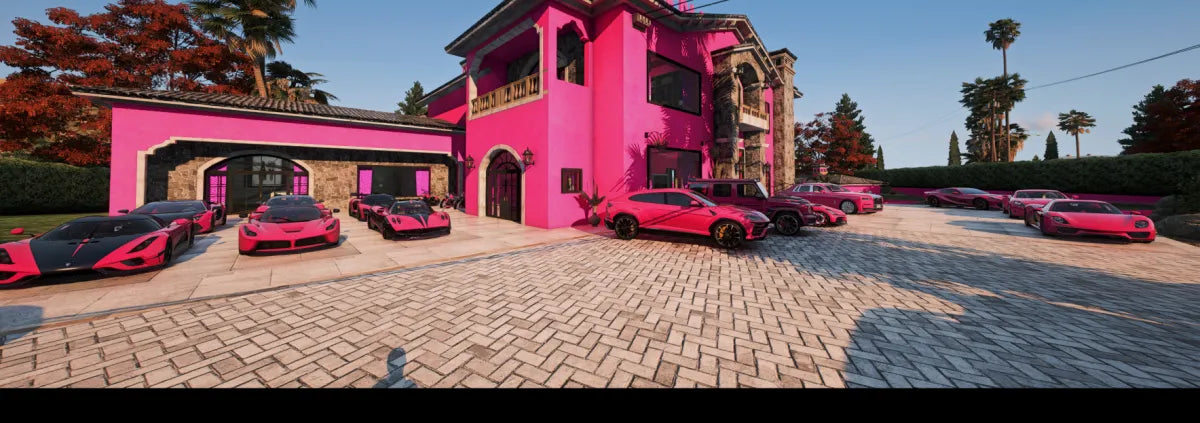Pink Paradise Mansion | Fivem Ready l MLO | Custom Map