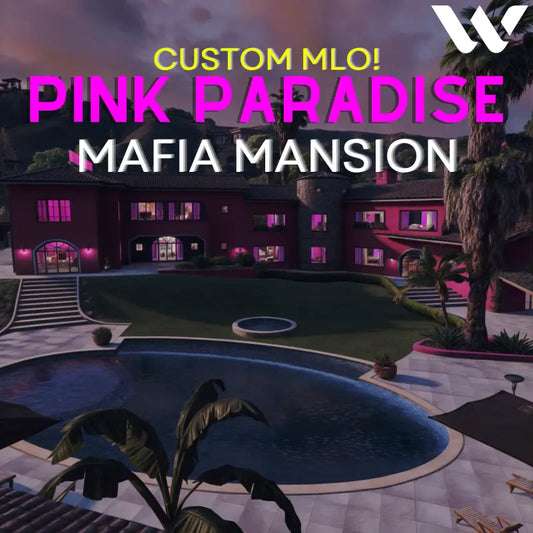 Pink Paradise Mansion | Fivem Ready l MLO | Custom Map