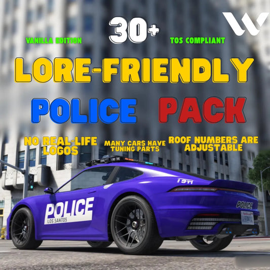 Police Car Pack l FiveM Ready l Lore Friendly l TOS Compliant