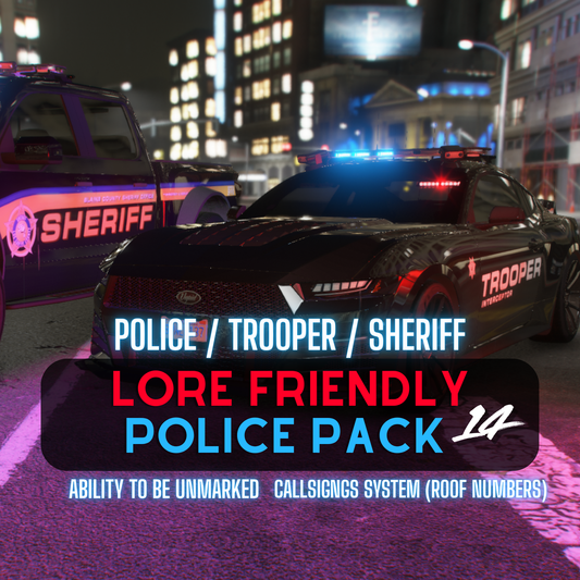 Police Car Pack v2 l FiveM Ready l Lore Friendly l TOS Compliant