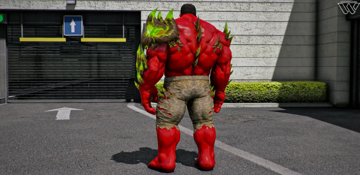 Red Hulk | Fivem Ready l Movie Ped | Roleplay