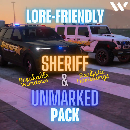 Sheriff & Unmarked Car Pack l FiveM Ready l Lore Friendly l TOS Compliant