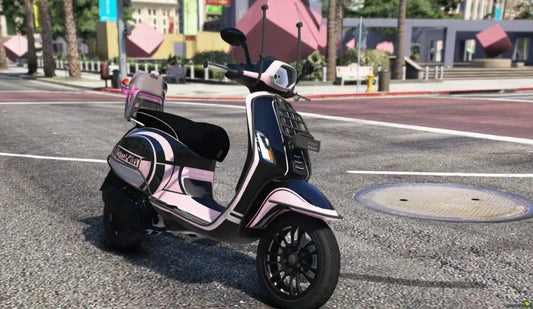 Vespa Sprint School Girl | Fivem Ready | Debadged | Custom Livery