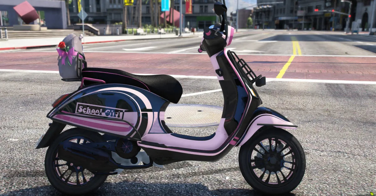 Vespa Sprint School Girl | Fivem Ready | Debadged | Custom Livery