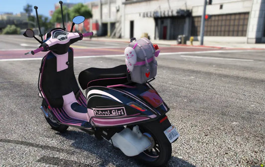 Vespa Sprint School Girl | Fivem Ready | Debadged | Custom Livery